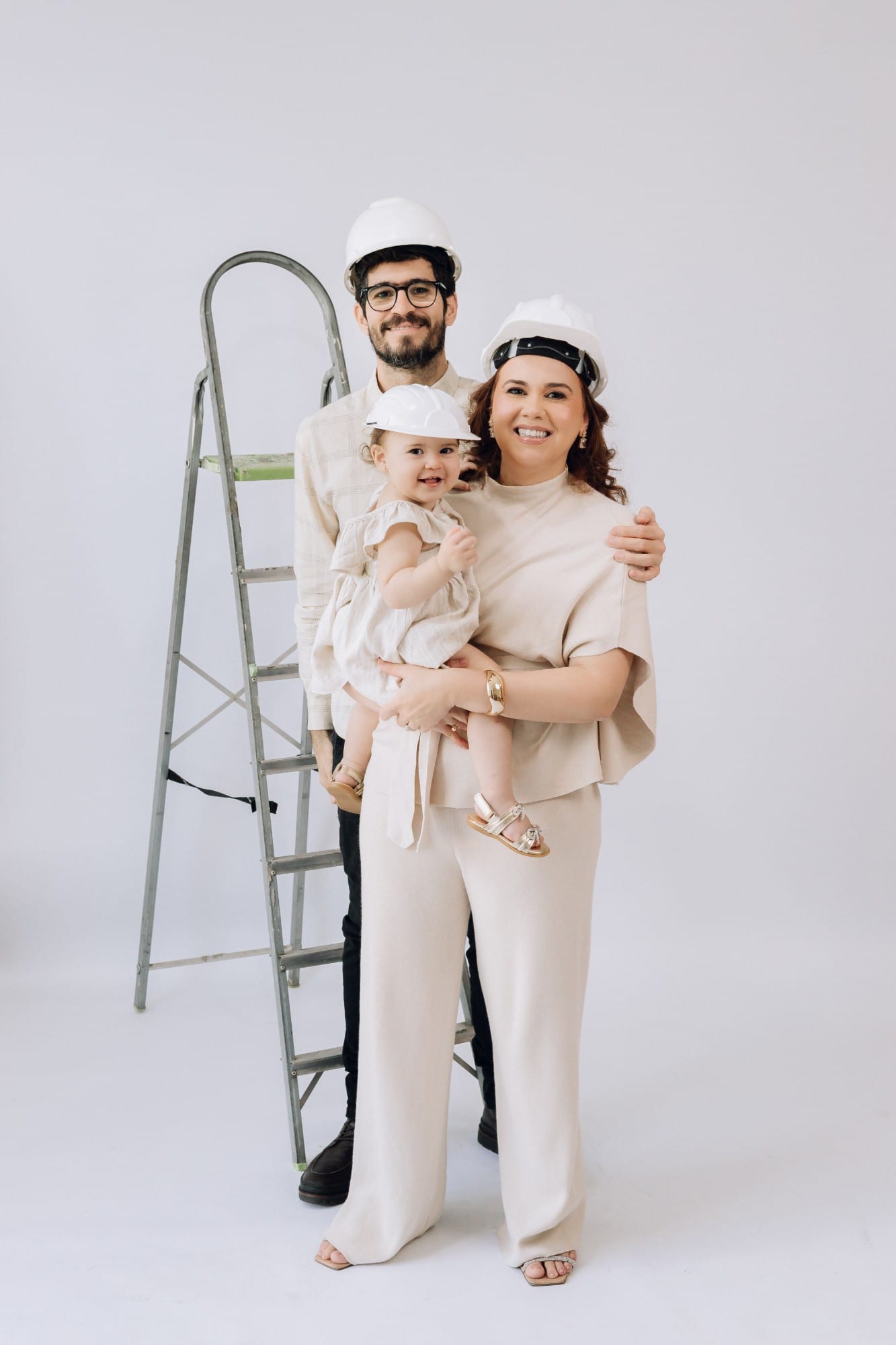 Rodrigo, Flávia e Maitê, a família Heleva